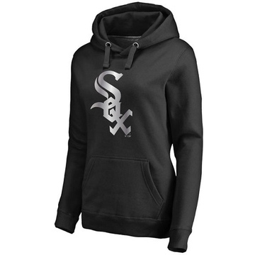 Black Women's Chicago White Sox Platinum Collection Pullover Hoodie -