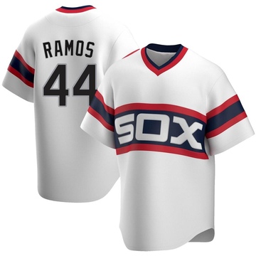 White Replica Bryan Ramos Men's Chicago White Sox Cooperstown Collection Jersey